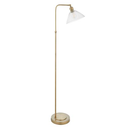 Lampă de podea Endon 107609 - 1xE27/10W/230V, finisaj din alamă
