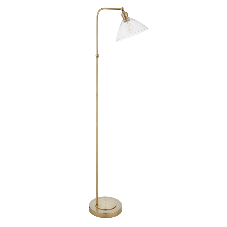 Lampă de podea Endon 107609 - 1xE27/10W/230V, finisaj din alamă