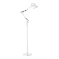 Lampă de podea flexibilă AURIQ, 1x E27/60W/230V, 184 cm, albă