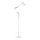 Lampă de podea flexibilă AURIQ, 1x E27/60W/230V, 184 cm, albă