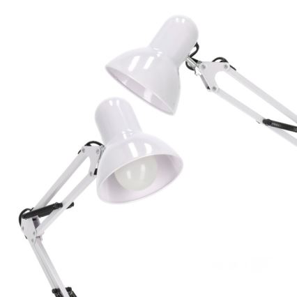 Lampă de podea flexibilă AURIQ, 1x E27/60W/230V, 184 cm, albă