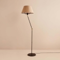 Lampă de podea flexibilă AYD 1xE27/40W/230V negru/maro