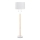 Lampă de podea FOGO, 2x E27/15W/230V, alb/bej