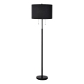 Lampă de podea FOGO 2xE27/15W/230V negru