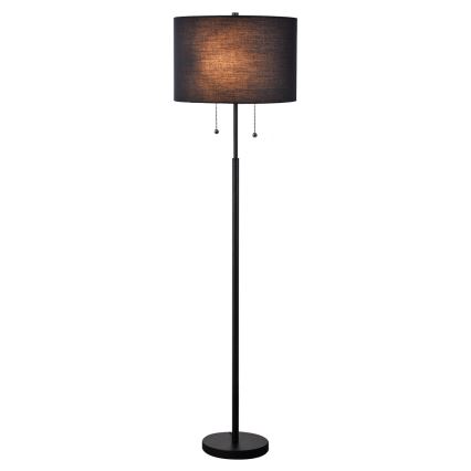Lampă de podea FOGO 2xE27/15W/230V negru