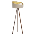 Lampă de podea GALAXY 1xE27/60W/230V bej/wenge
