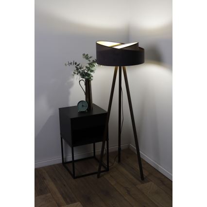 Lampă de podea GALAXY 1xE27/60W/230V gri/wenge