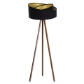Lampă de podea GALAXY 1xE27/60W/230V negru/wenge