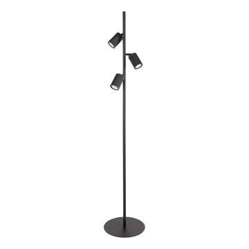 Lampă de podea KARBON 3xGU10/10W/230V neagră