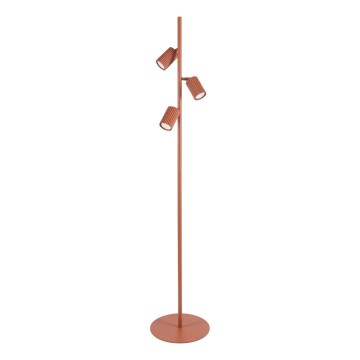Lampă de podea KARBON 3xGU10/10W/230V portocalie