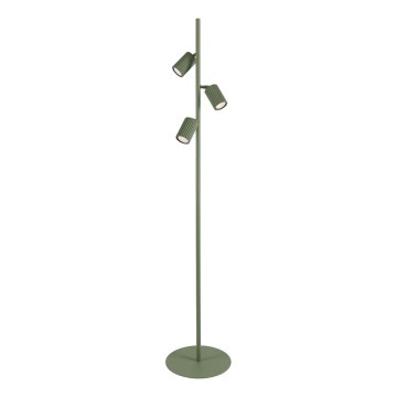 Lampă de podea KARBON 3xGU10/10W/230V verde