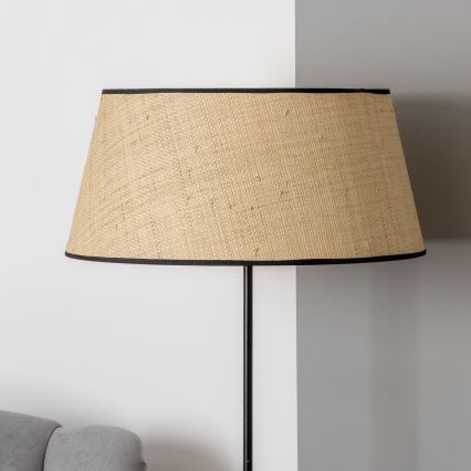 Lampă de podea LED CERIA Brilagi, 1xE27/40W/230V, Ø 50 cm, bej/negru