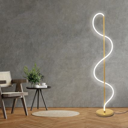 Lampă de podea LED EMMA LED/24W/230V, aurie