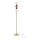 Lampă de podea LED FLORES LED/15W/230V auriu/portocaliu/maro