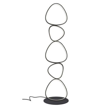 Lampă de podea LED PETRA, 48 W, 230 V, neagră