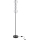 Lampă de podea LED PLAYA, 15W/230V, neagră