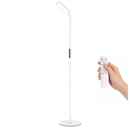 Lampă de podea LED reglabilă TEILO LED/10W/230V 3000/4000/6500K albă + telecomandă