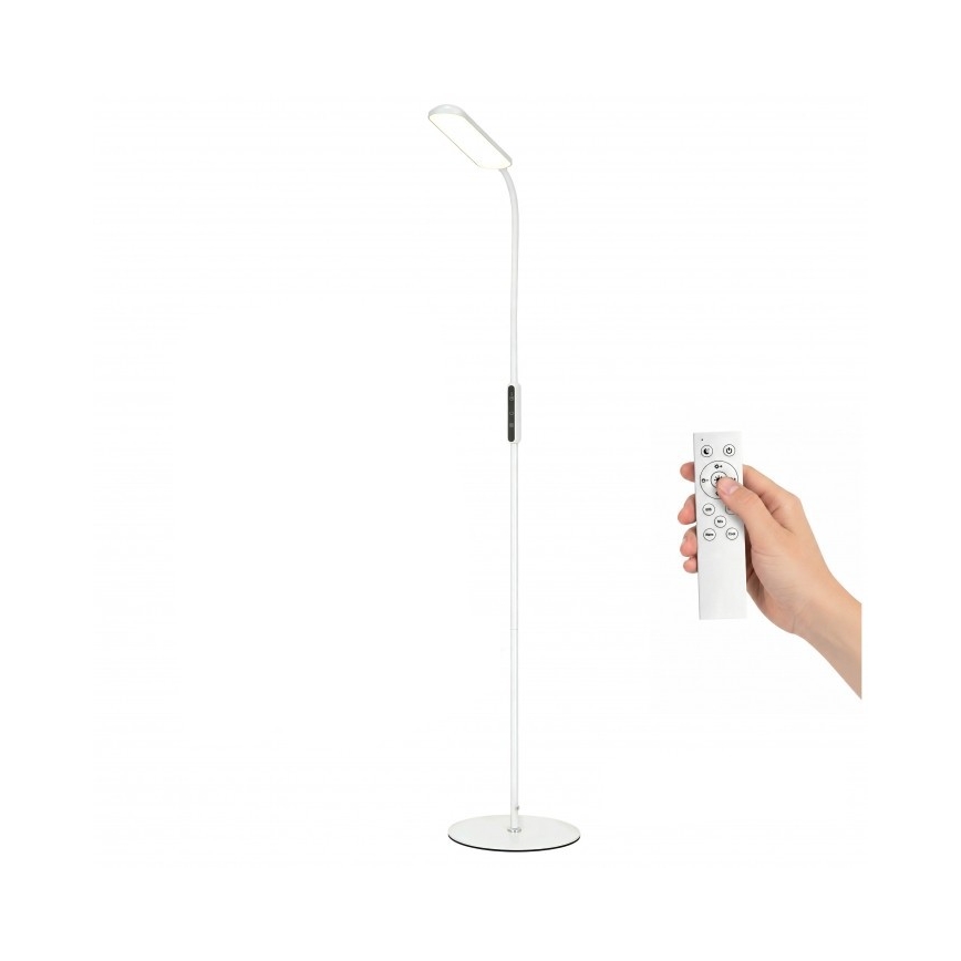 Lampă de podea LED reglabilă TEILO LED/10W/230V 3000/4000/6500K albă + telecomandă