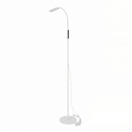 Lampă de podea LED reglabilă TEILO LED/10W/230V 3000/4000/6500K albă + telecomandă