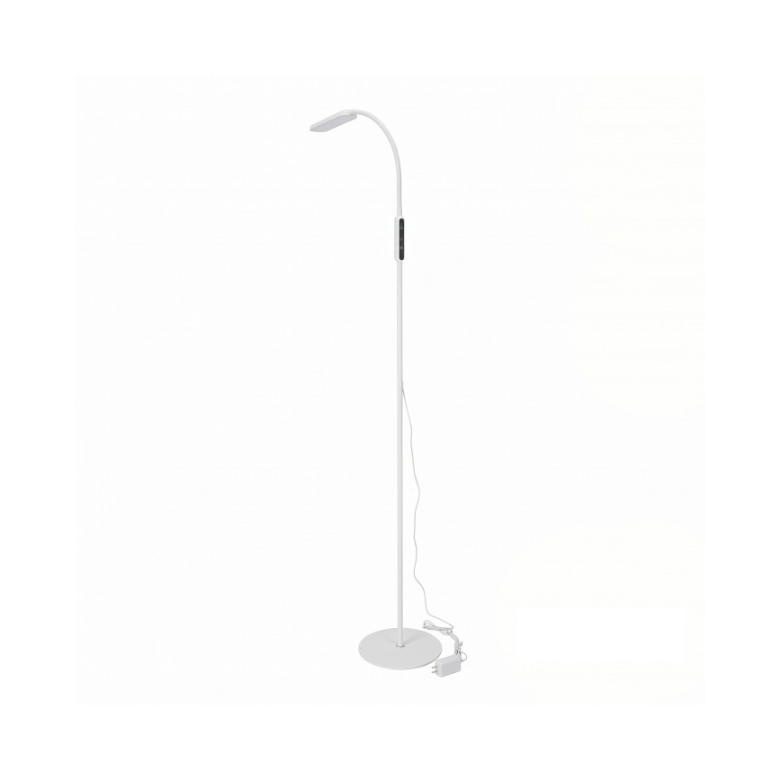 Lampă de podea LED reglabilă TEILO LED/10W/230V 3000/4000/6500K albă + telecomandă