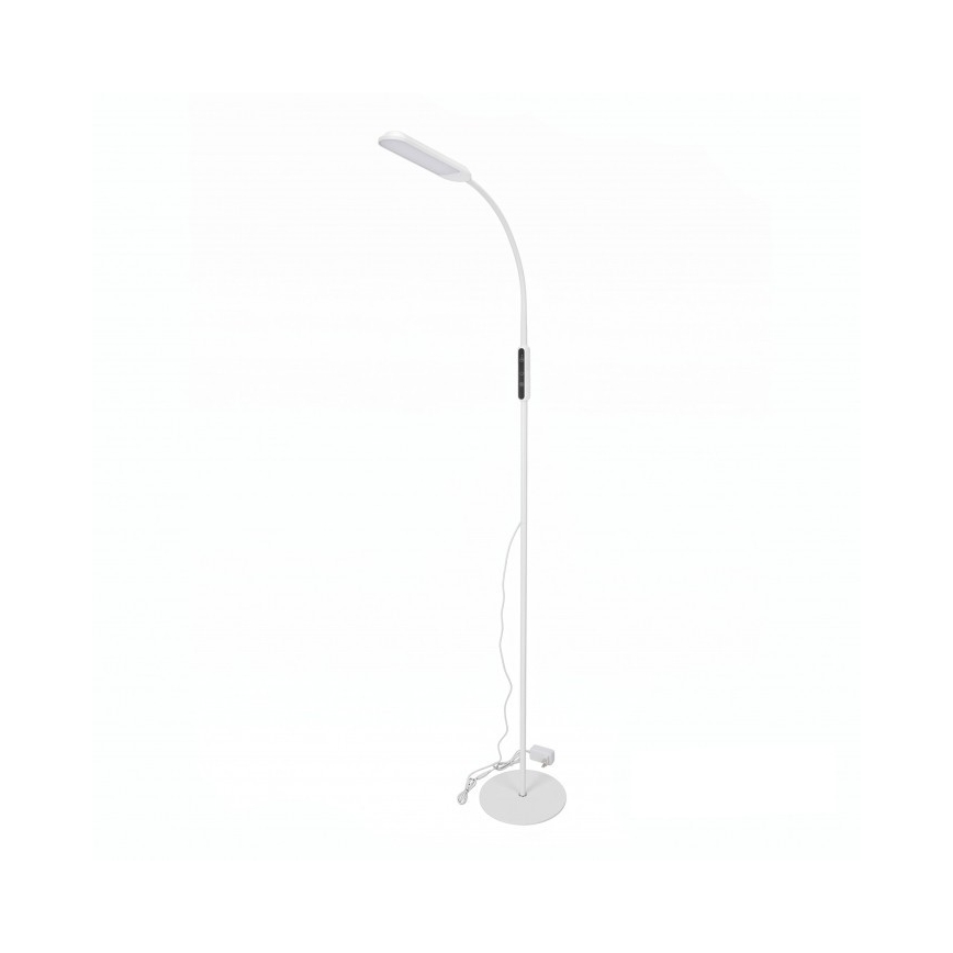 Lampă de podea LED reglabilă TEILO LED/10W/230V 3000/4000/6500K albă + telecomandă