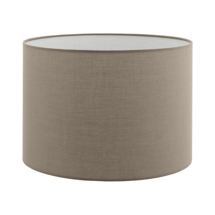 Lampă de podea LED TUNJA, 1x E27/20W/230V, Ø 30 cm, negru/taupe