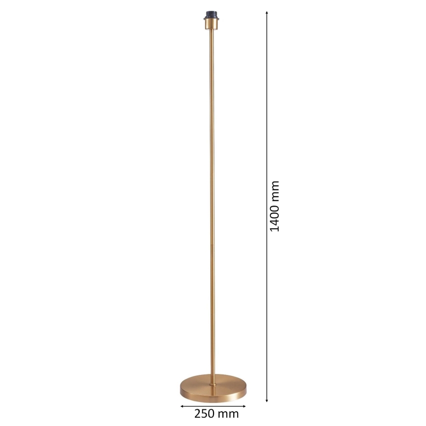 Lampă de podea LED TUNJA, 1xE27/20W/230V, Ø 30 cm, auriu/alb