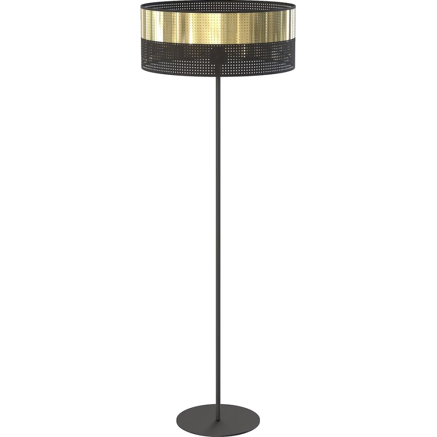 Lampă de podea LUX 1xE27/15W/230V neagră/aurie