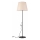 Lampă de podea MARTINA, 1x E27, 15 W, 230 V, negru/alb