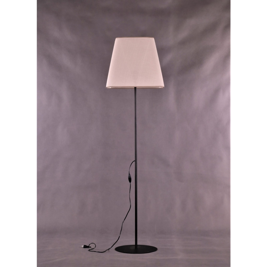 Lampă de podea MARTINA, 1x E27, 15 W, 230 V, negru/alb