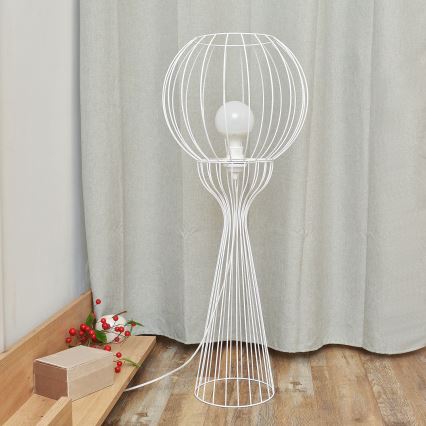 Lampă de podea MERCURE, 1xE27/15W/230V, albă