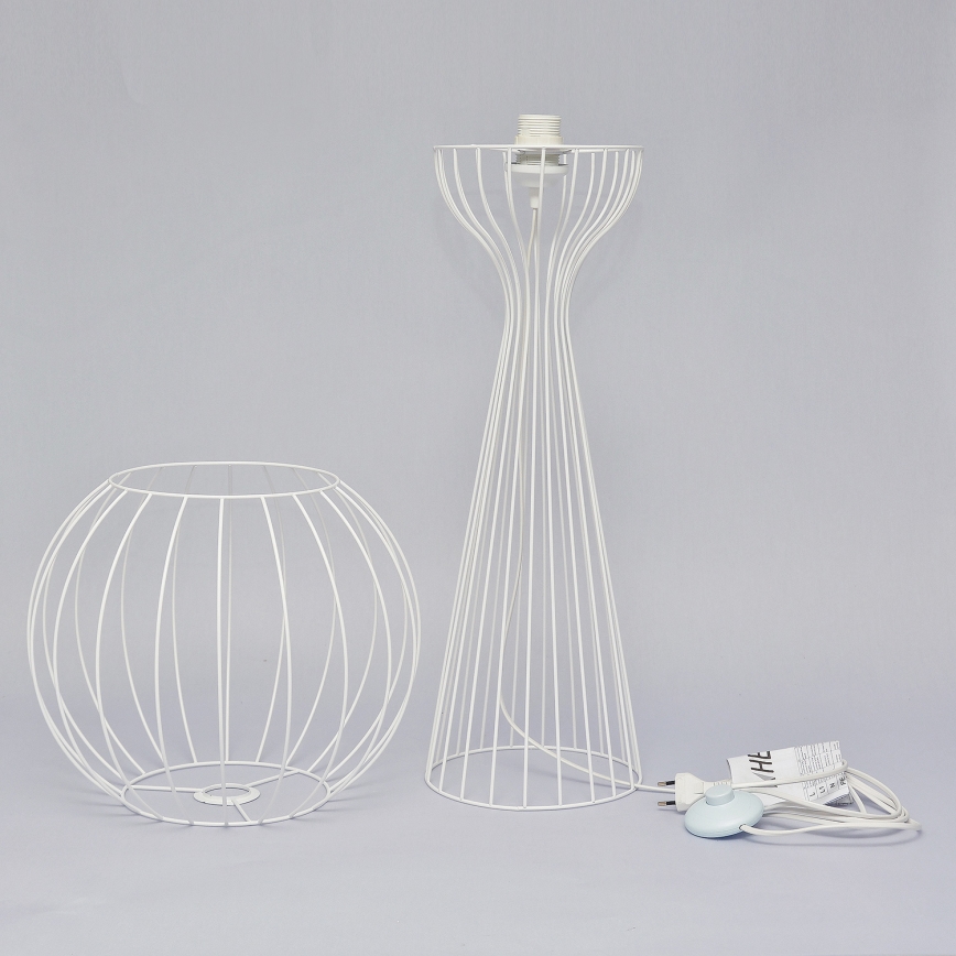 Lampă de podea MERCURE, 1xE27/15W/230V, albă