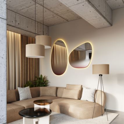 Lampadar NEVIA 1xE27/15W/230V taupe