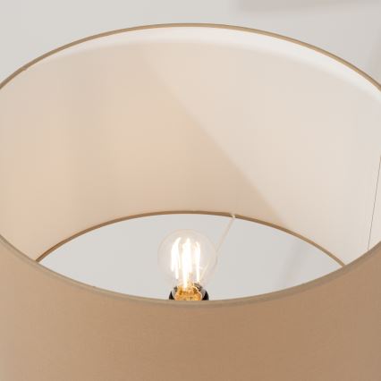 Lampadar NEVIA 1xE27/15W/230V taupe