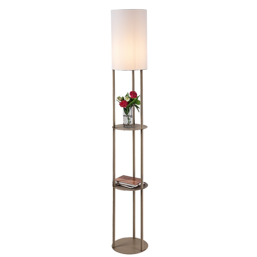 Rabalux - Lampadar cu polițe, 1xE27/40W/230V, bej