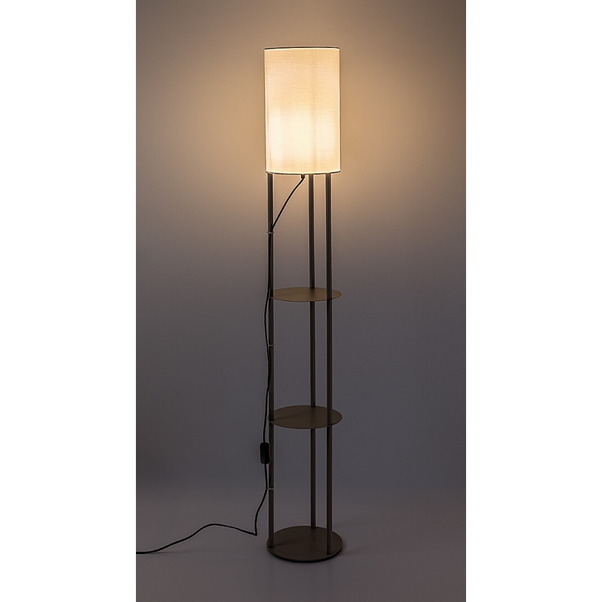 Rabalux - Lampadar cu polițe, 1xE27/40W/230V, bej