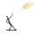 Lampă de podea SILUETTE 6xE27/40W/230V 180 cm Dream Reach