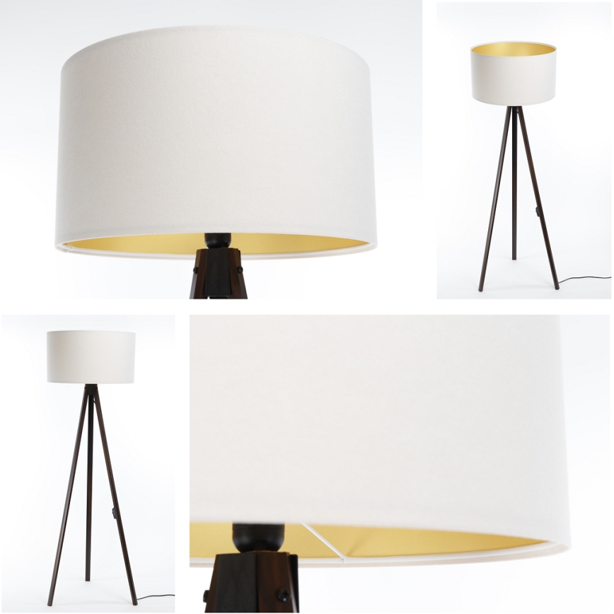 Lampă de podea STANDART 1xE27/60W/230V alb/wenge