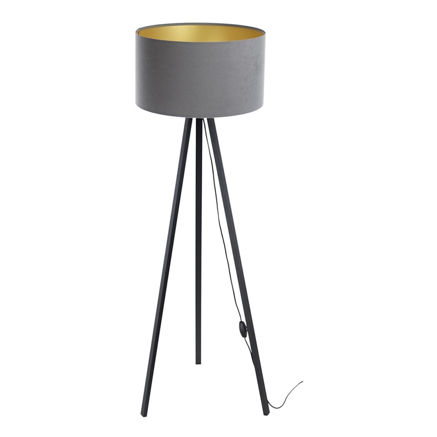 Lampă de podea STANDART 1xE27/60W/230V gri/wenge