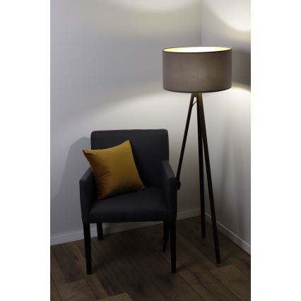 Lampă de podea STANDART 1xE27/60W/230V gri/wenge