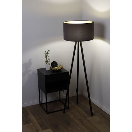 Lampă de podea STANDART 1xE27/60W/230V gri/wenge