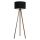 Lampă de podea STANDART 1xE27/60W/230V negru/wenge