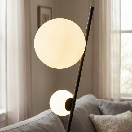 Lampă de podea TATU 2xG9/8W/230V neagră