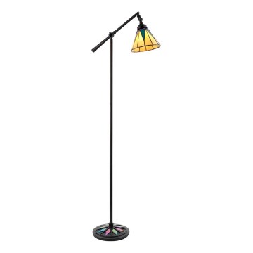 Lampă de podea Tiffany DARK STAR Endon 74355, 1xE14/40W/230V