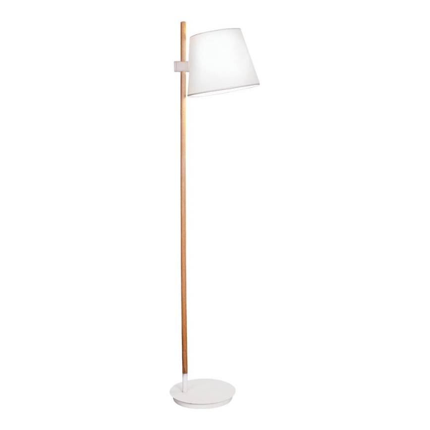 Lampă de podea VIANA 1xE27/60W/230V alb/maro