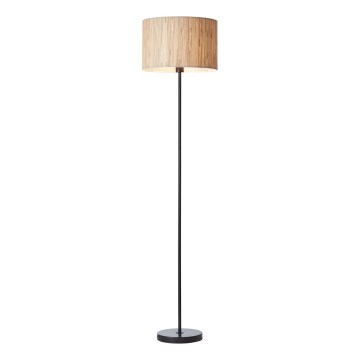 Lampă de podea WIMEA Brilliant 1xE27/52W/230V, neagră/bej