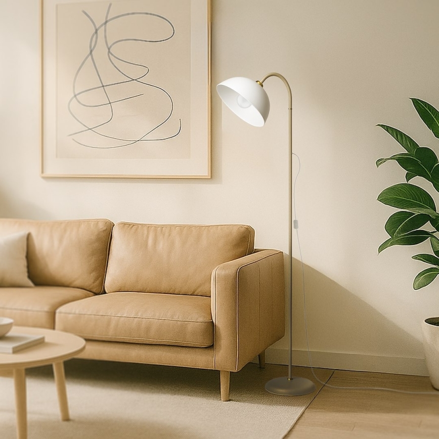 Lampă de podea ZACK 1xE27/15W/230V bej