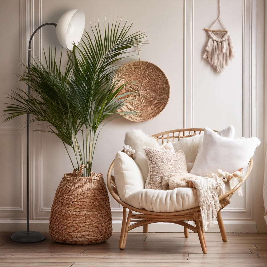 Lampă de podea ZACK 1xE27/15W/230V neagră