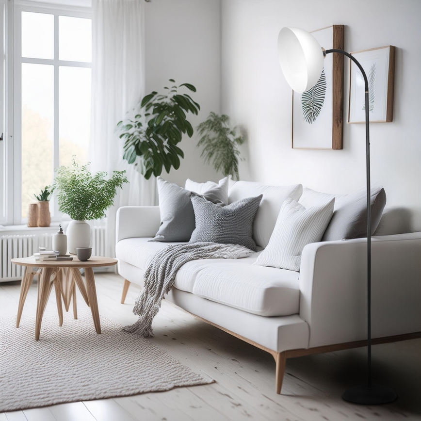 Lampă de podea ZACK 1xE27/15W/230V neagră