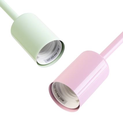 Lampă de tavan aplicată CAMBRIDGE, 4 x E27, 15 W, 230 V, verde/roz